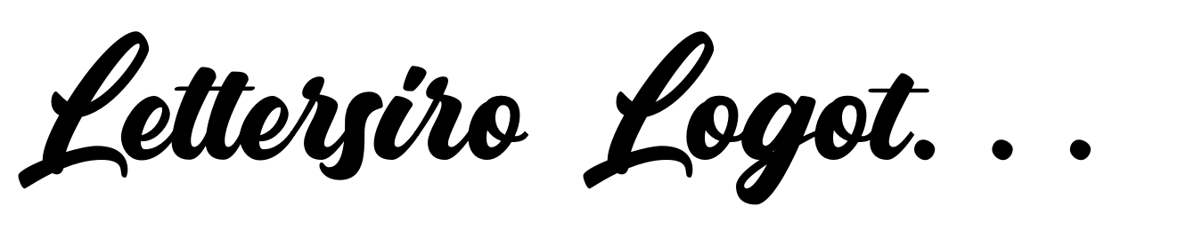 Lettersiro Logotype Script